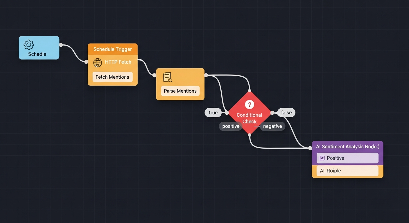 AI Social Media Monitor Workflow