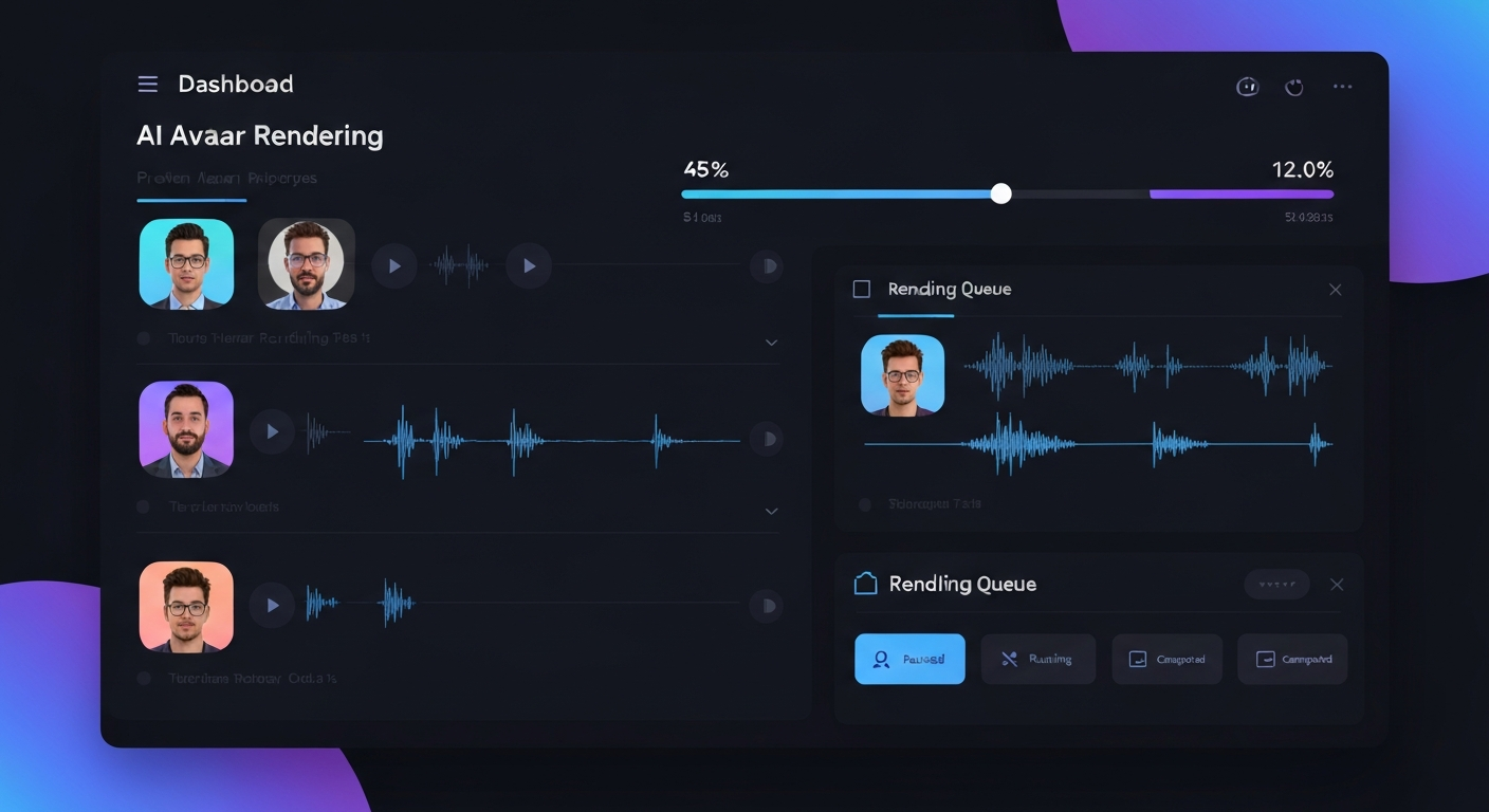 AI Avatar Lip-Sync Dashboard