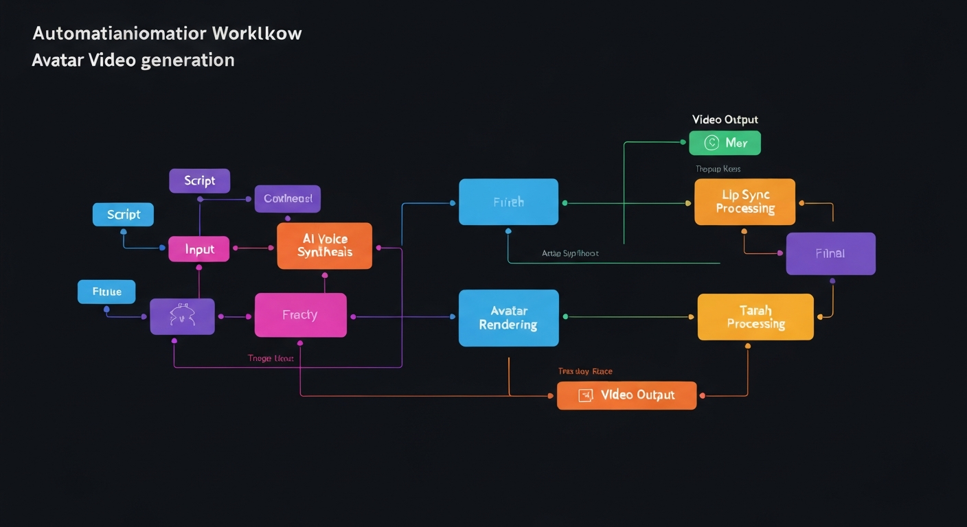 AI Avatar Lip-Sync Workflow