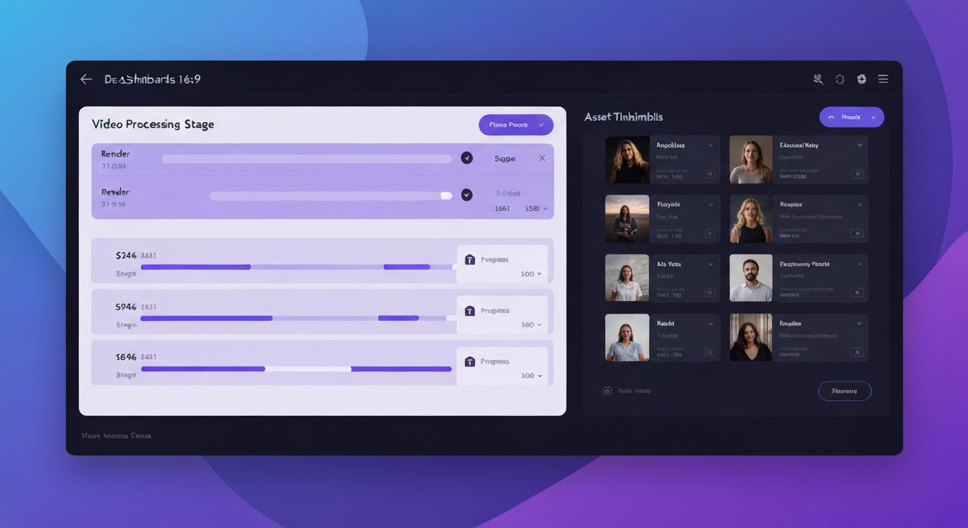 AI Video Asset Pipeline Dashboard